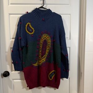Diana Marco Vintage paisley sweater 20